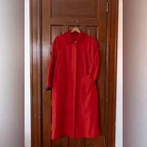 Beautiful Red Trench Coat